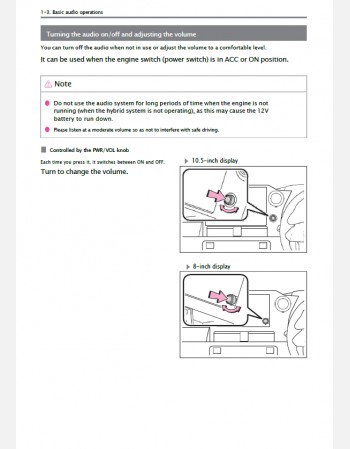 toyota voxy 2023-2024 navigation & multimedia system manual in english
